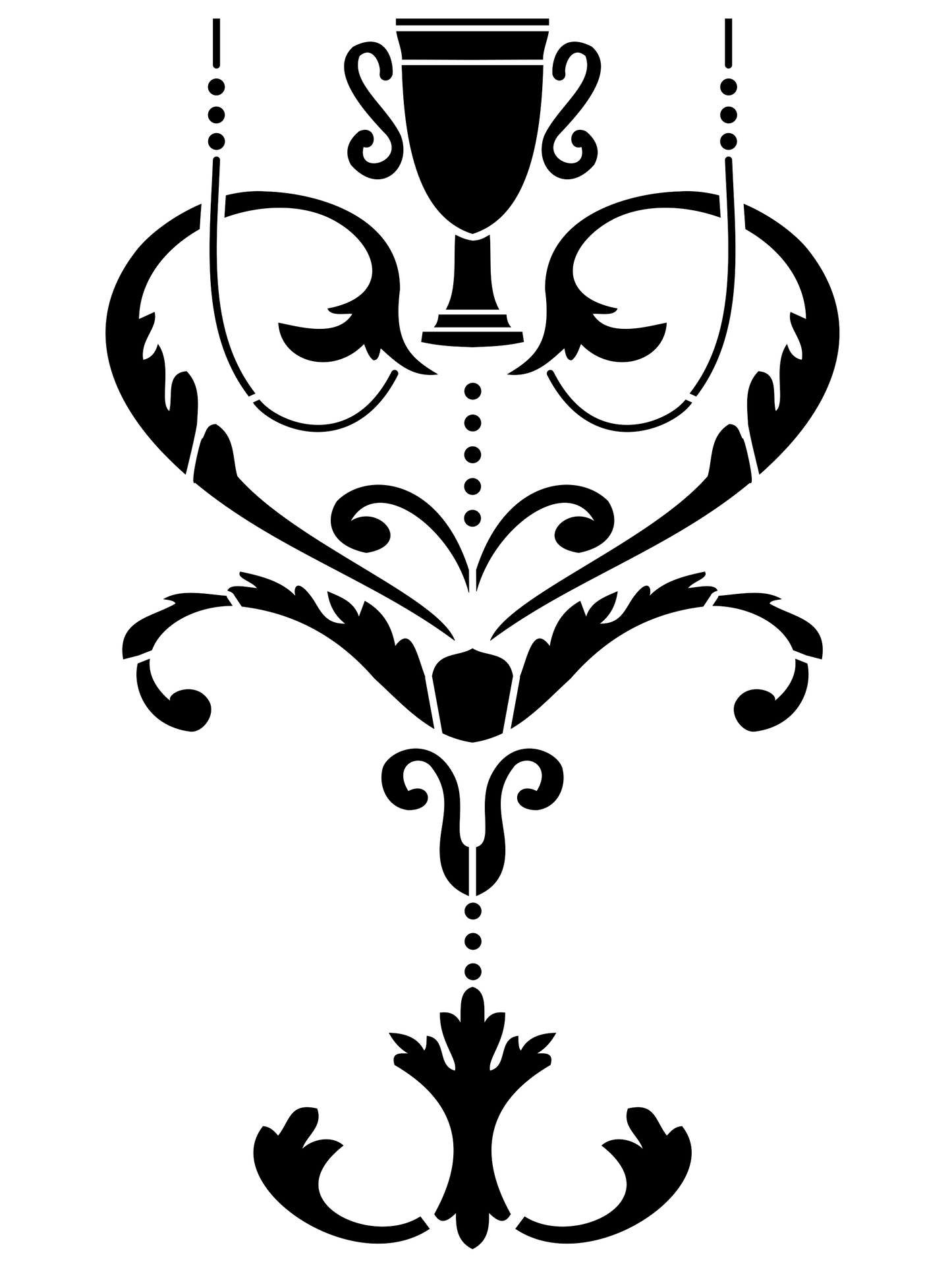 Stencil 3XL Terra D'Ombra 23 ( 60x160cm )